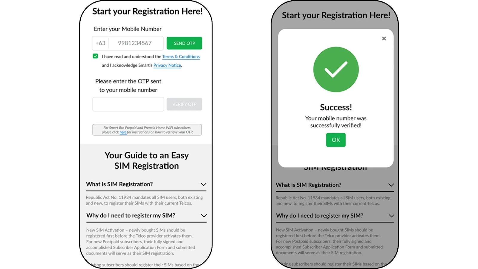 tnt sim registration via app
